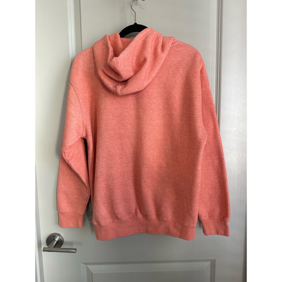 Dog Is Good Women's Peach 'Love The Mutt You're With' Hoodie Sweatshirt Sz. M - Picture 7 of 11